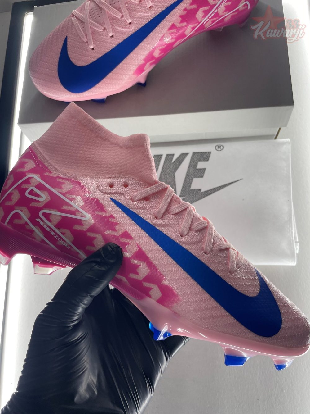 Nike Mercurial Superfly 10 Elite FG Rose Rouge Bleu – Image 2