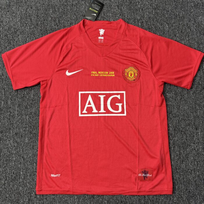 MAN UNITED JERSEY 2007-08