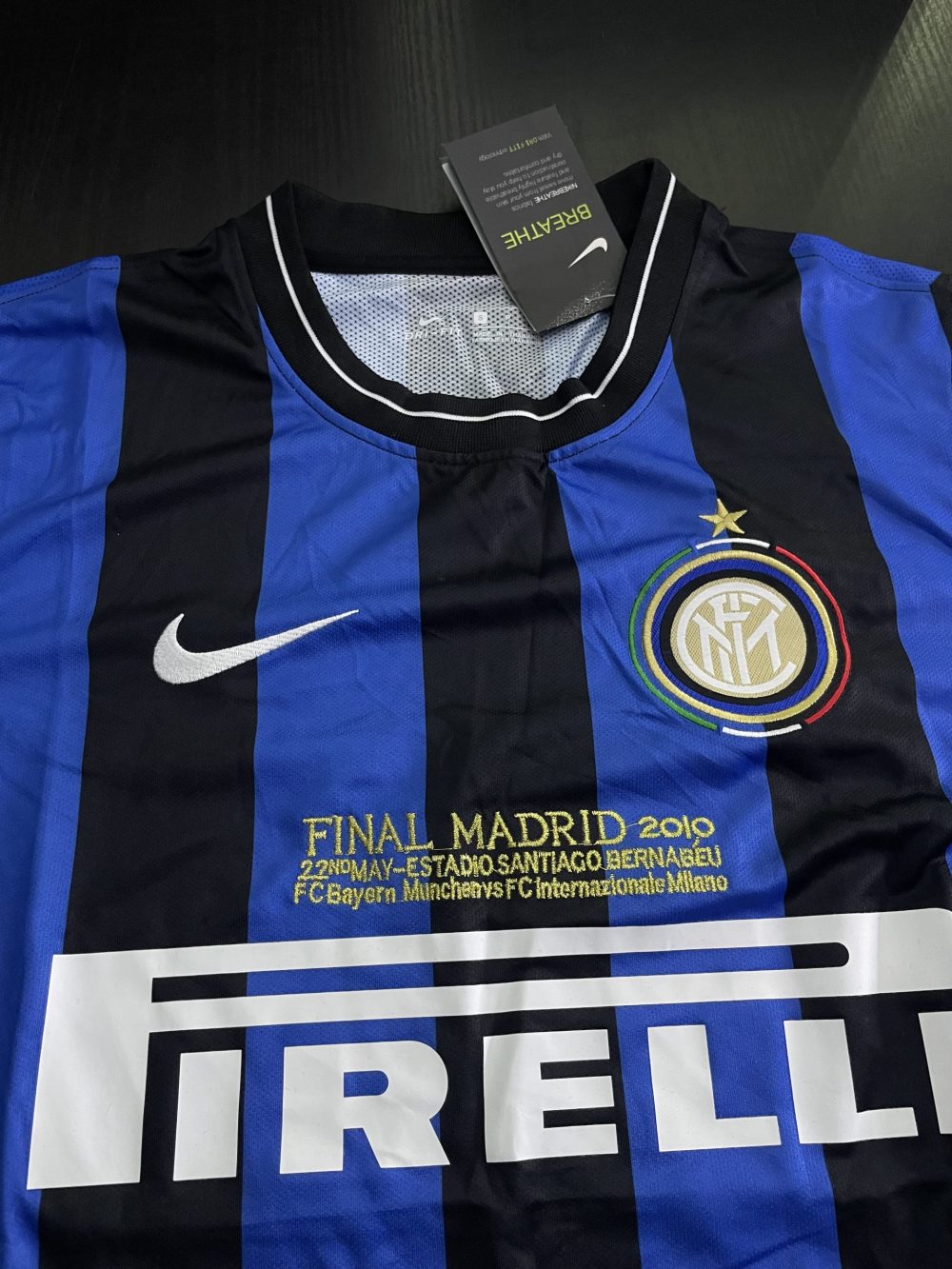 INTER MILAN JERSEY FINAL UCL 2010 – Image 2