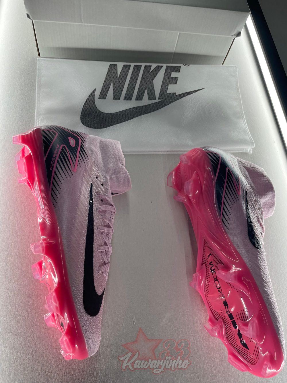 Nike Air Zoom Mercurial Superfly 10 Elite FG - Pink/Black – Image 3