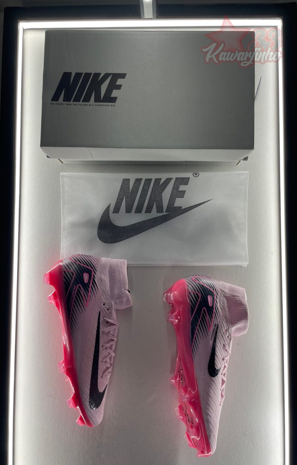 Nike Air Zoom Mercurial Superfly 10 Elite FG - Pink/Black – Image 4