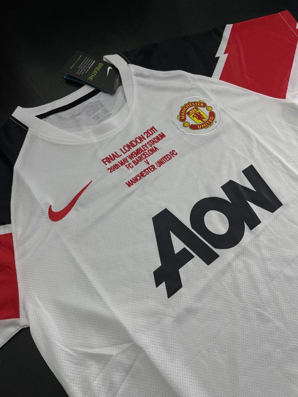 MAN UNITED JERSEY FINAL UCL 2011 – Image 3