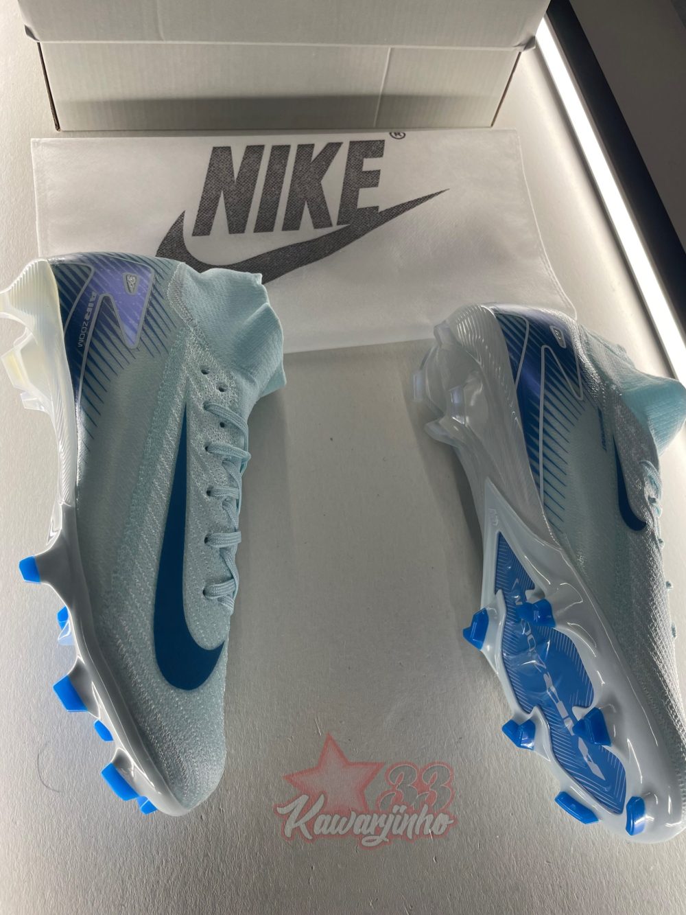 Nike Air Zoom Mercurial Superfly 10 Elite FG - Glacier Blue/Blue Orbit – Image 4