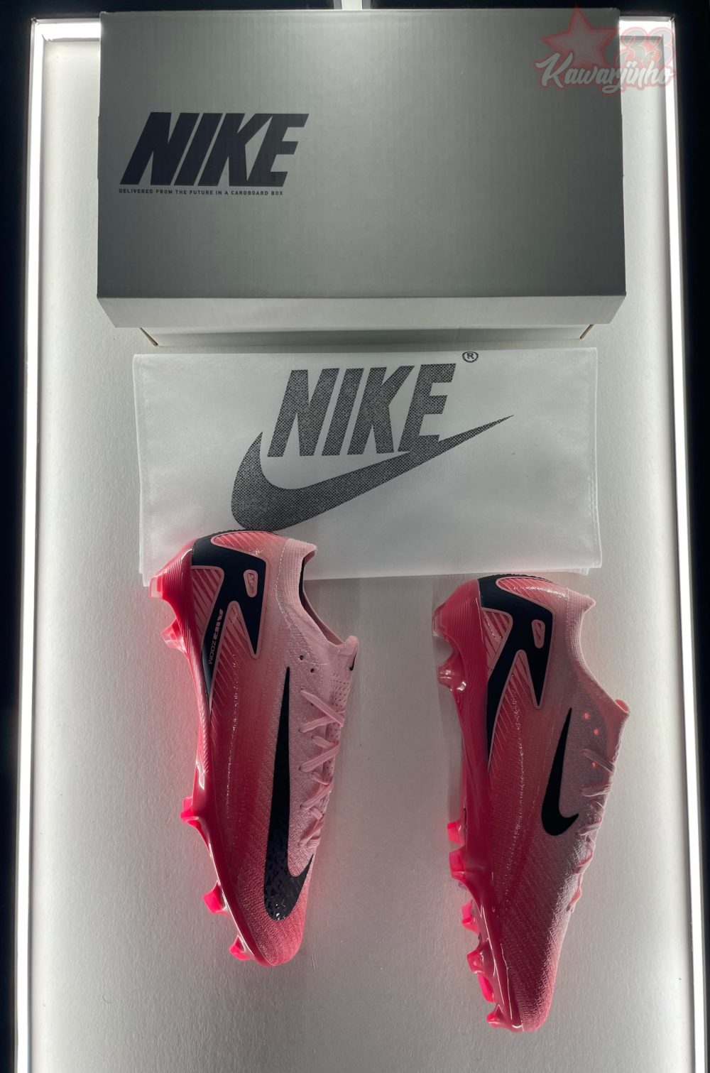 Nike Air Zoom Mercurial Vapor 16 Elite FG - Pink/Fiery Rose – Image 4