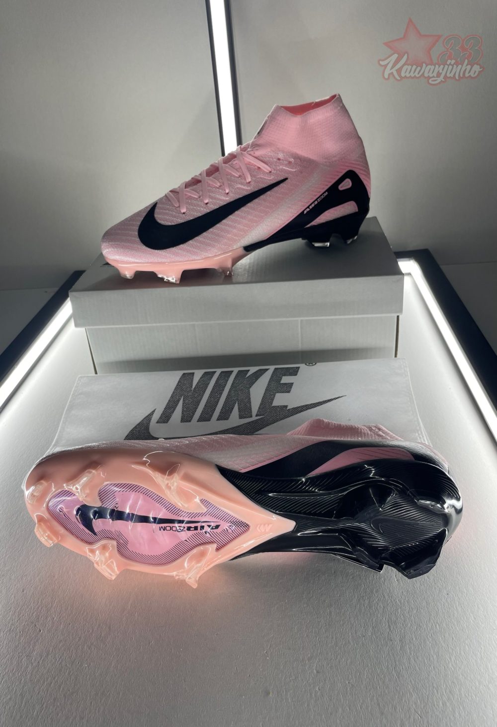 Nike Air Zoom Mercurial Superfly 10 Elite FG - Pink/Black – Image 6