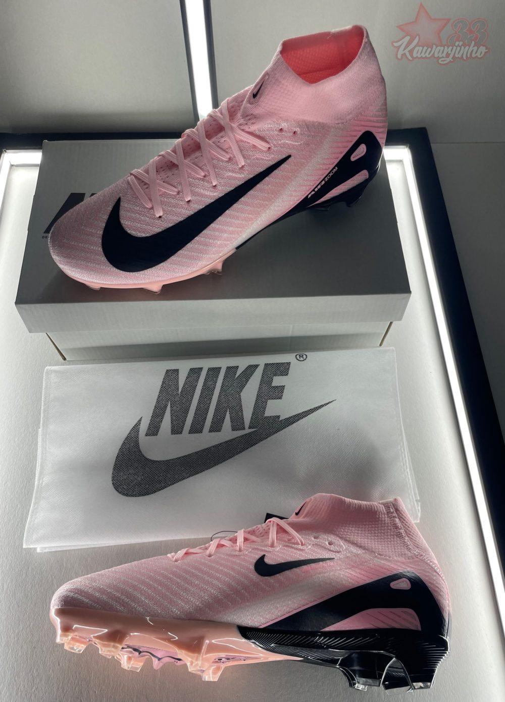 Nike Air Zoom Mercurial Superfly 10 Elite FG - Pink/Black – Image 5