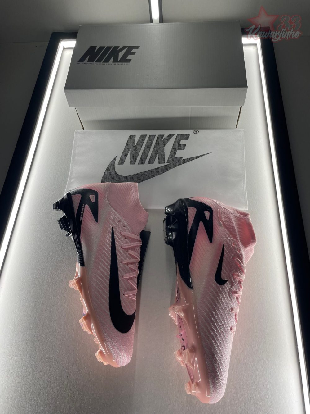 Nike Air Zoom Mercurial Superfly 10 Elite FG - Pink/Black – Image 3