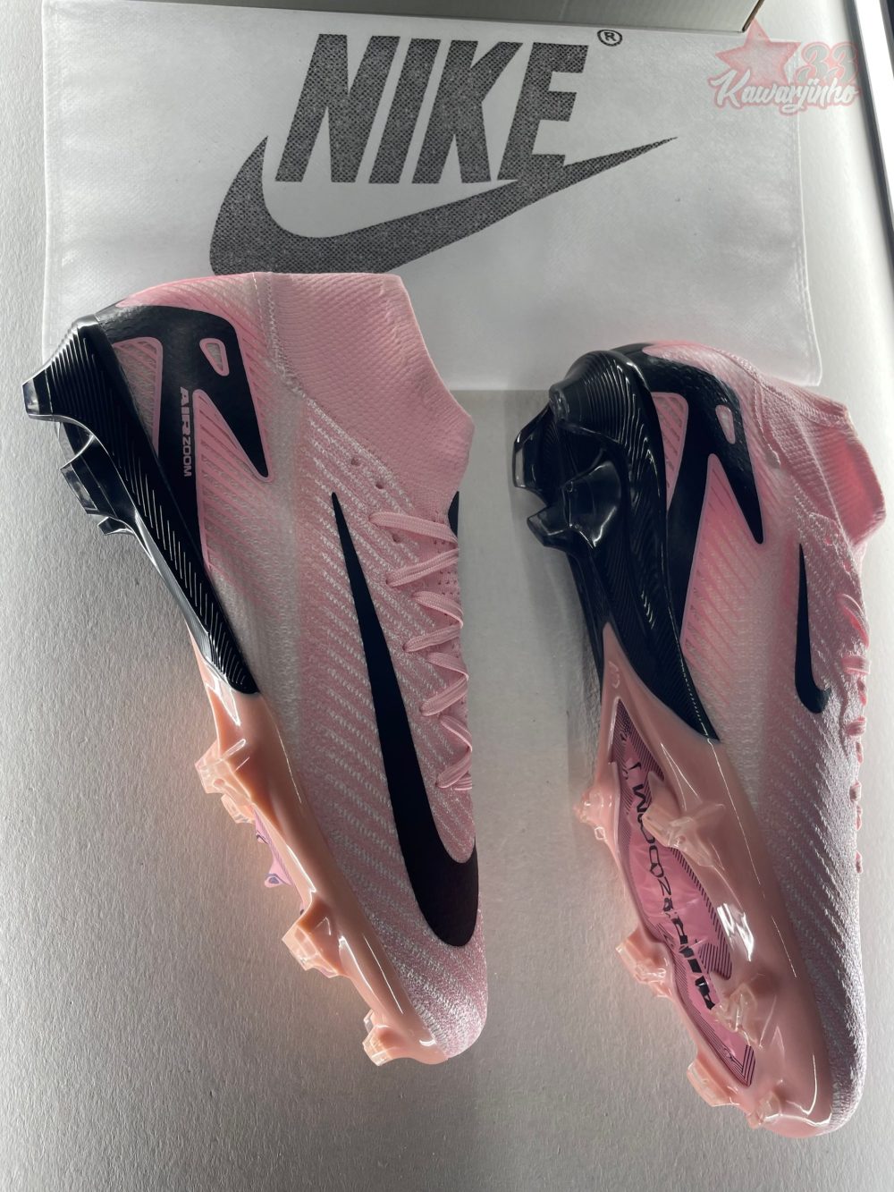 Nike Air Zoom Mercurial Superfly 10 Elite FG - Pink/Black – Image 2