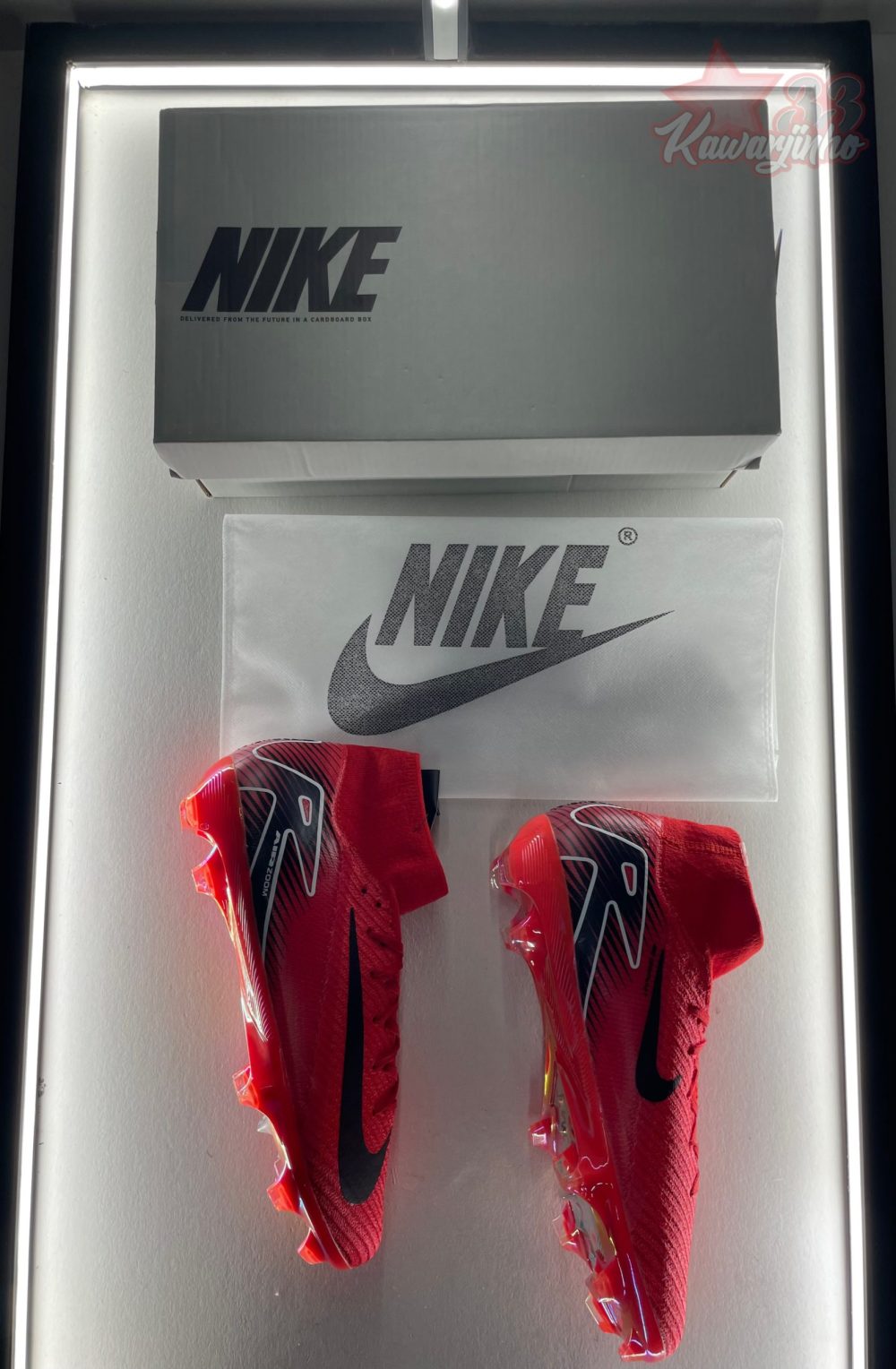 Nike Air Zoom Mercurial Superfly 10 Elite FG - Red/Black – Image 3