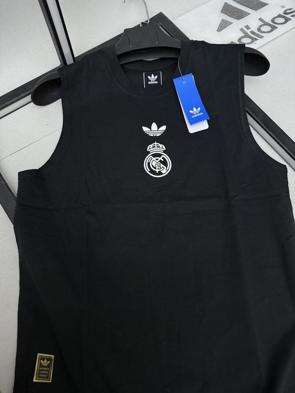 Sans Manche Real Madrid - Noir