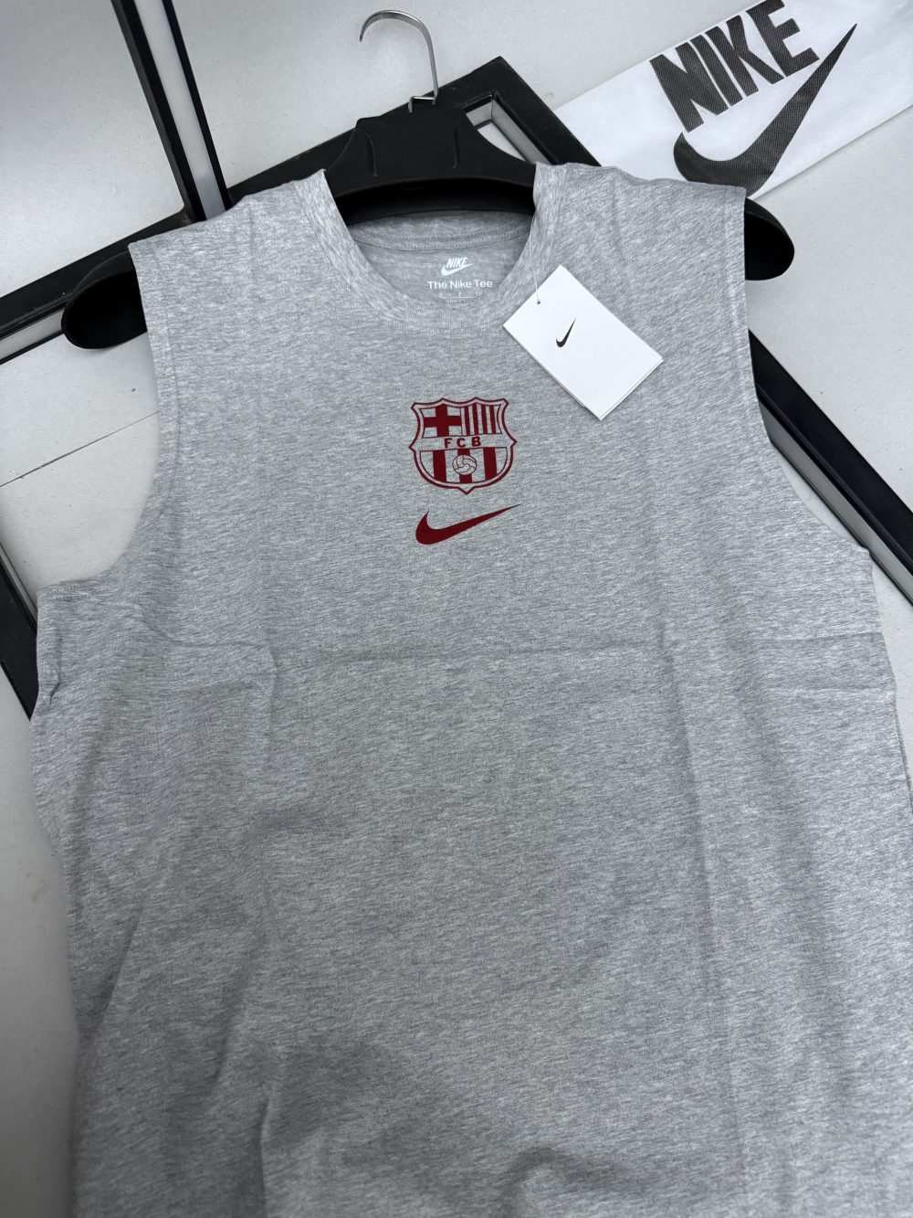Sans Manche FC Barcelone - Gris