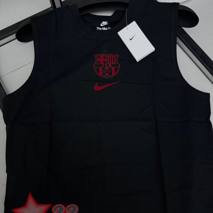 Sans Manche FC Barcelone - Noir/rouge