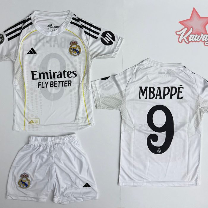 Tenue Real Madrid Home 2025/26 - Mbappe 9