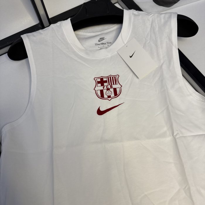Sans Manche FC Barcelone - Blanc