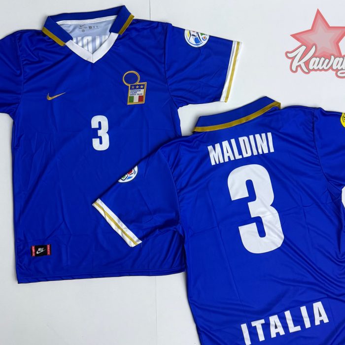 Italy Home Jersey 1996 - Maldini 3