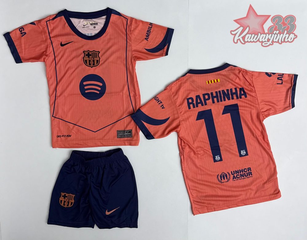 Tenue FC Barcelone Third Kit 2025/26 - Rafinha 11