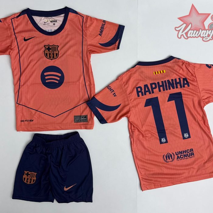 Tenue FC Barcelone Third Kit 2025/26 - Rafinha 11