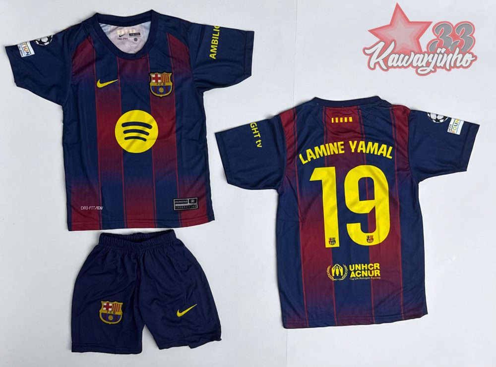FC Barcelone Home 2025/26 - Lamine Yamal 19
