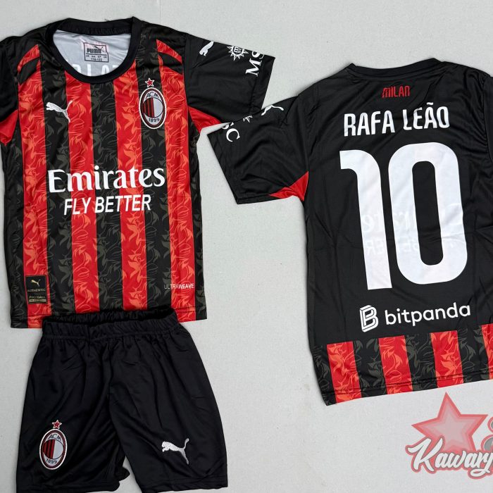 Tenue AC Milano Home 2025/26 - Rafa Leao 10