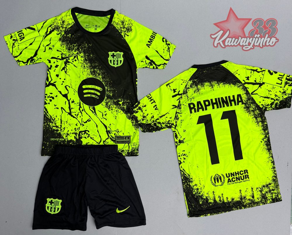 Tenue FC Barcelone Pistachio - Rafinha 11