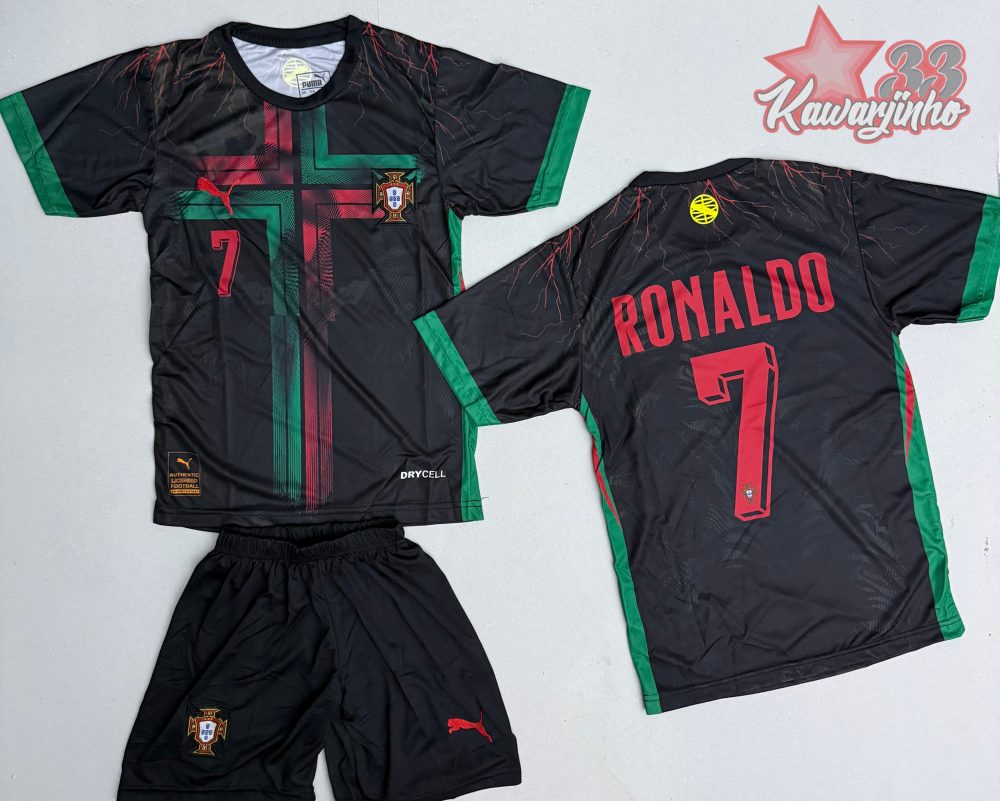 Tenue Portugal Edition Noir 2025/26 - Ronaldo 7