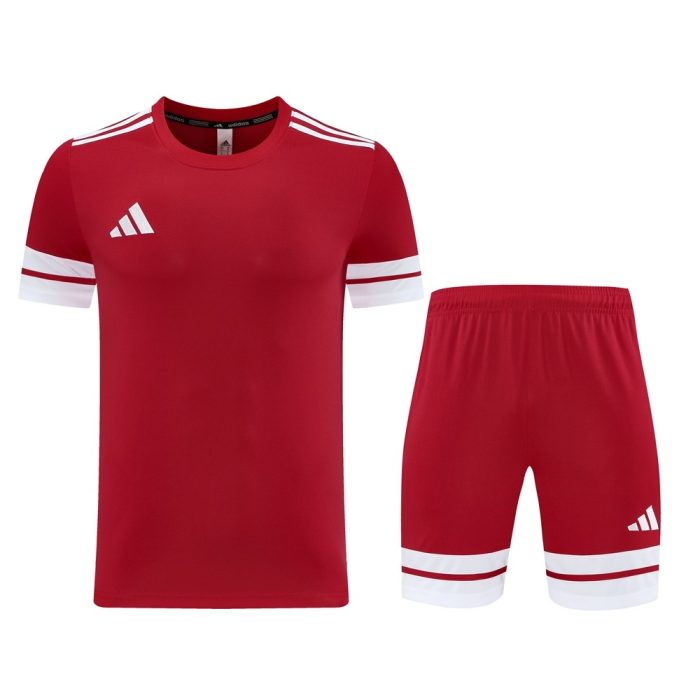 Tracksuit Adidas 2025-26 - Red/White Bande