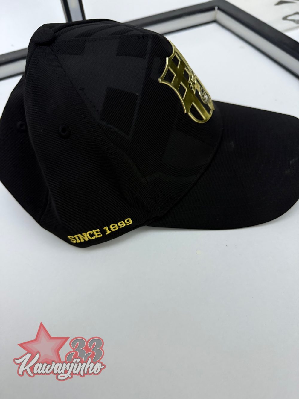 CAP BARCELONE - BLACK/GOLD – Image 2