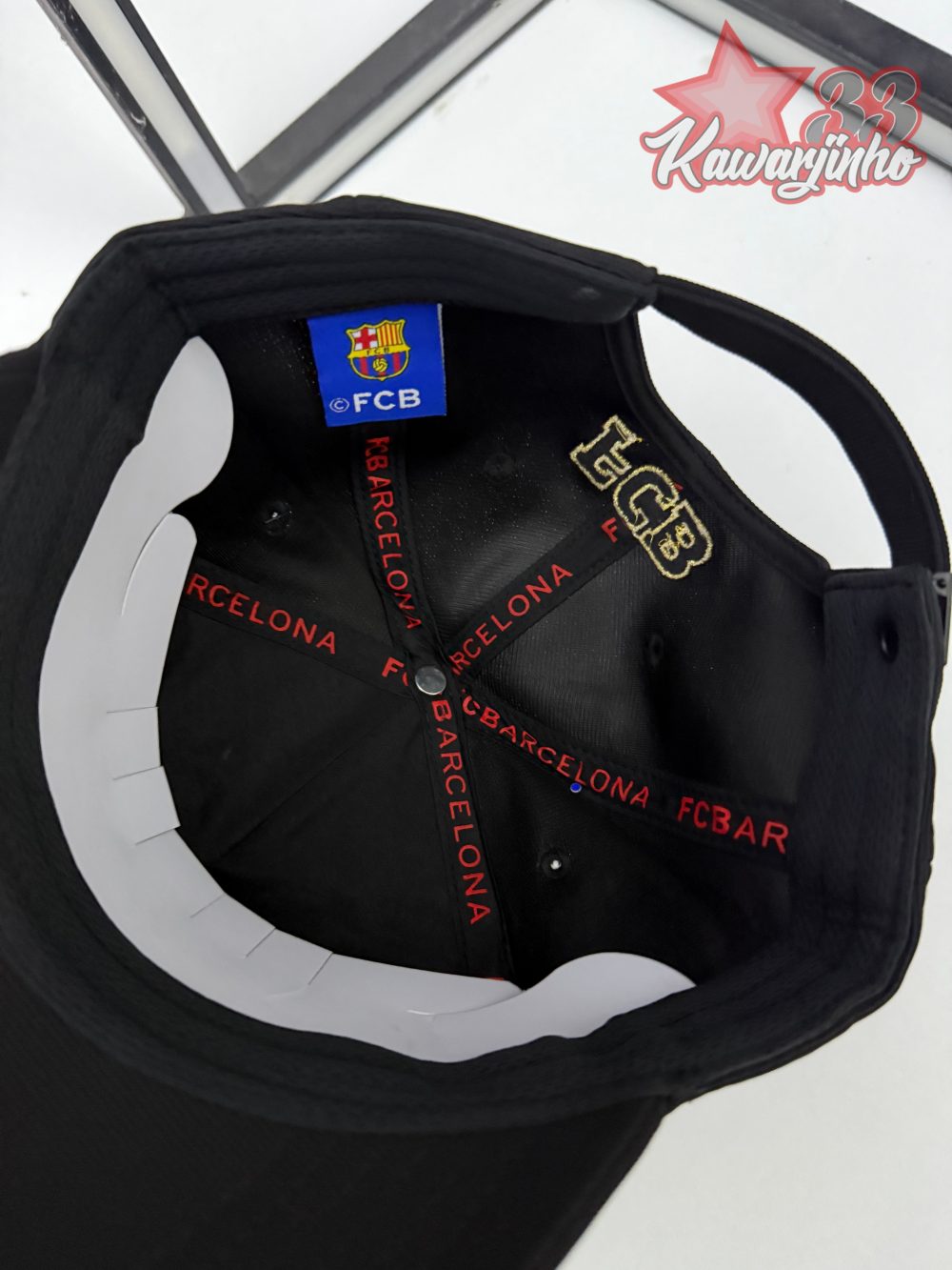 CAP BARCELONE - BLACK/GOLD – Image 4