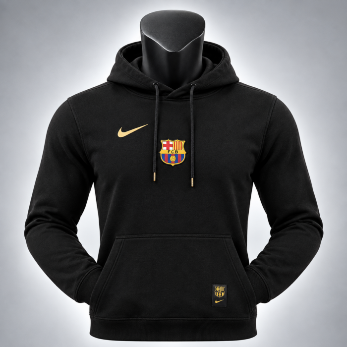 Sweat à Capuche Barcelone - Black