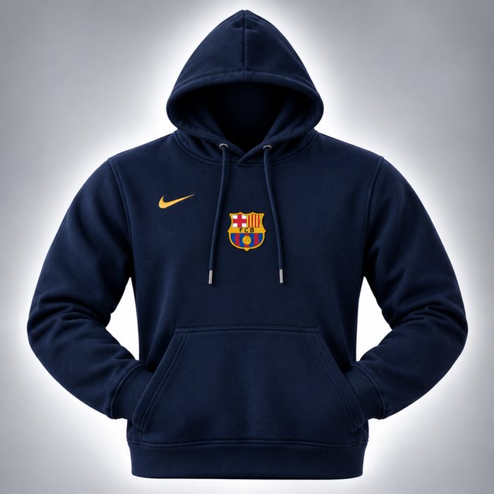 Sweat à Capuche Barcelone - Blue