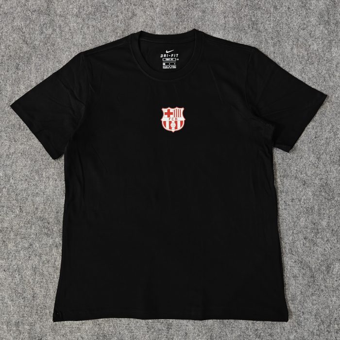T-SHIRT BARCELONE COTTON 2025-26 - BLACK