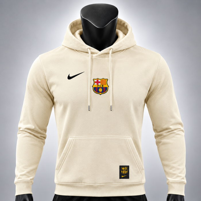 Sweat à Capuche Barcelone - Beige