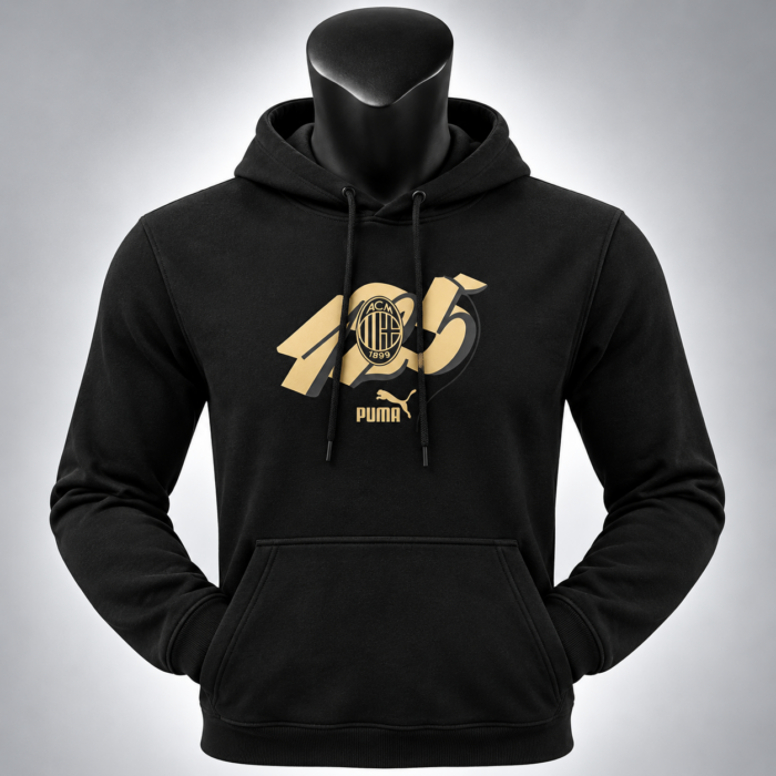 Sweat à Capuche AC Milano - Black