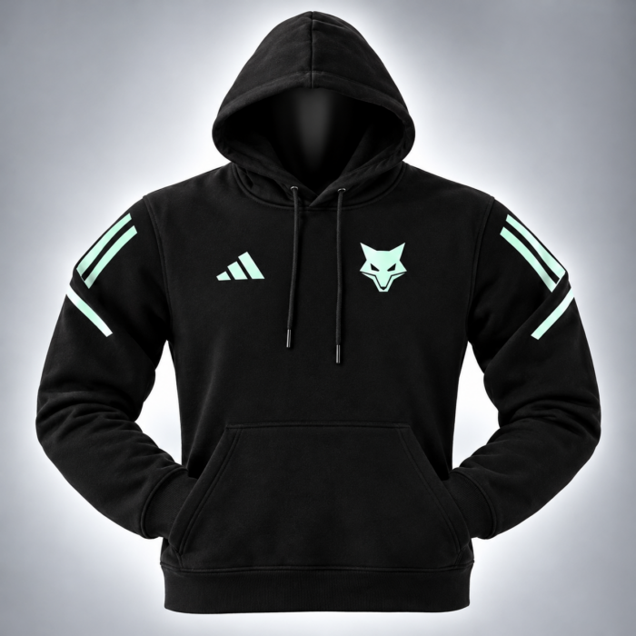 Sweat à Capuche Wolves - Black
