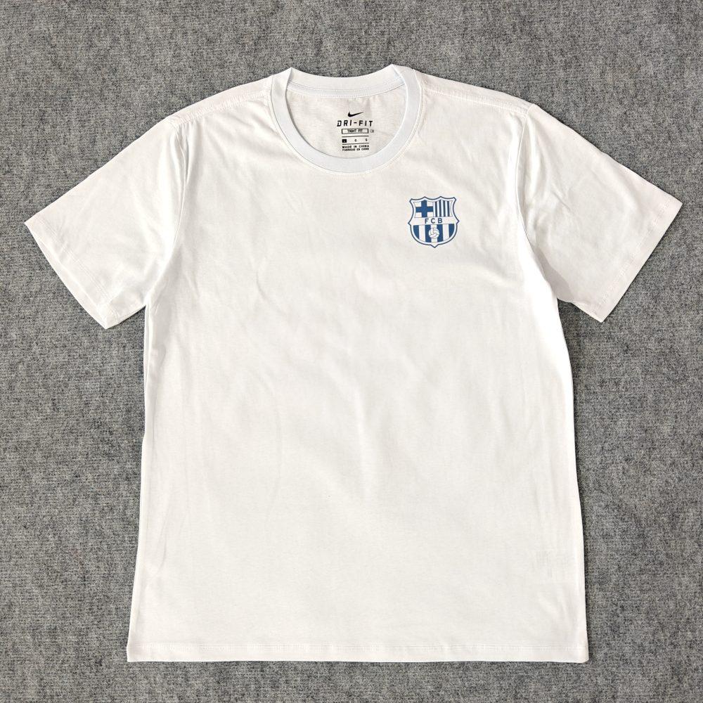 T-SHIRT BARCELONE COTTON 2025-26 - WHITE – Image 3
