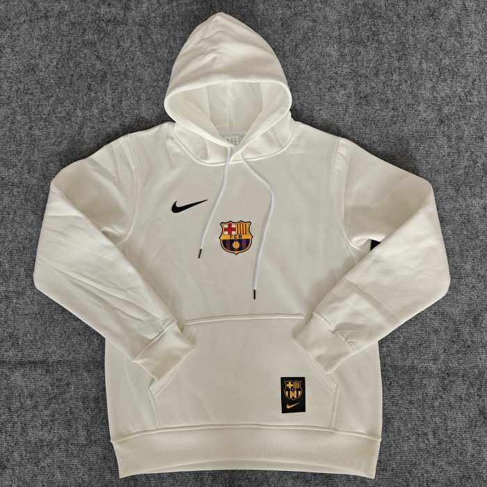 Sweat à Capuche Barcelone - White