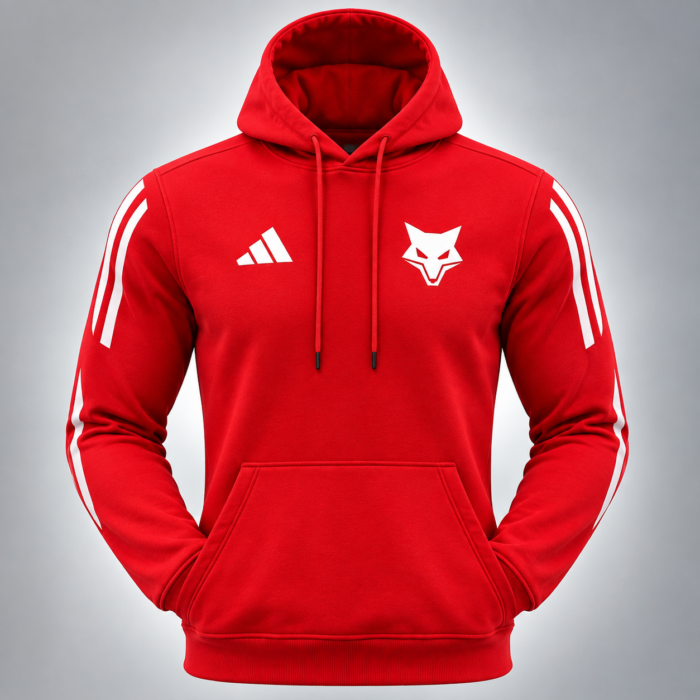 Sweat à Capuche Wolves - Red