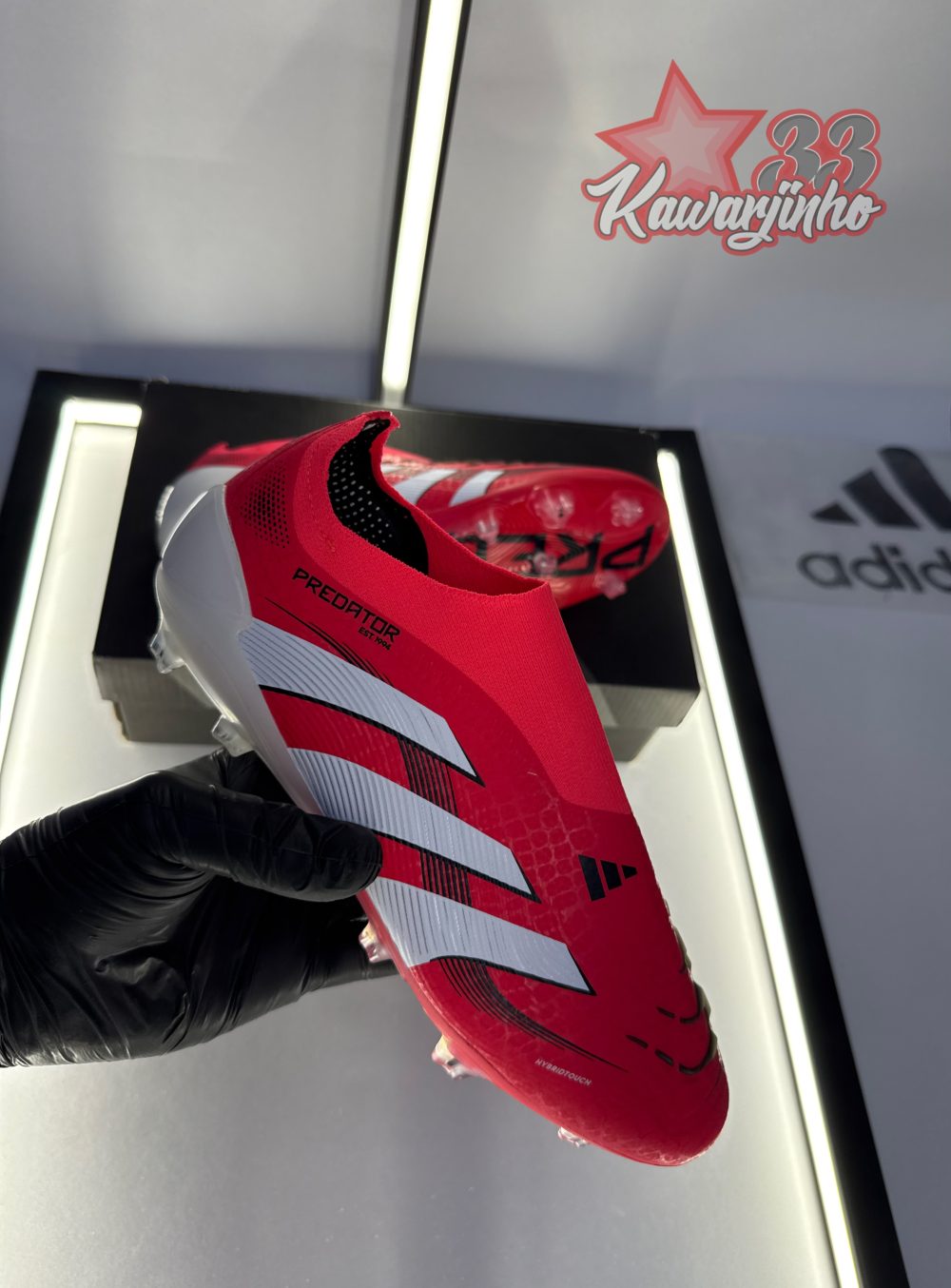Adidas Predator Elite  FG Lucid Red/White/Black