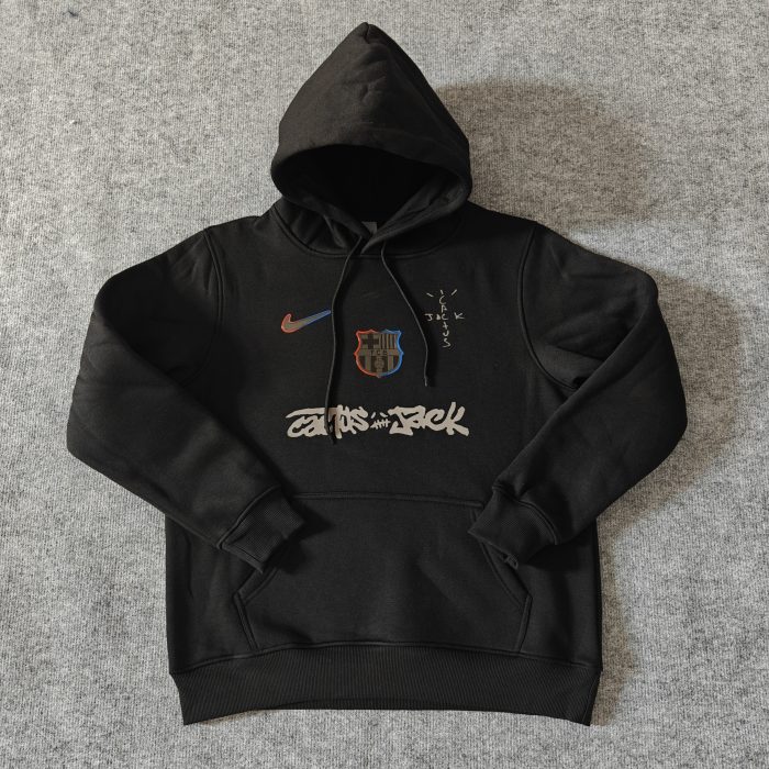 Sweat à Capuche Barcelone x Travis Scott - Black