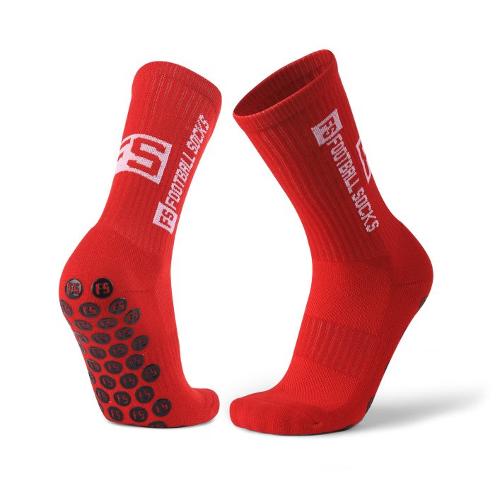 Chaussette Antidérapante Football Socks – Red