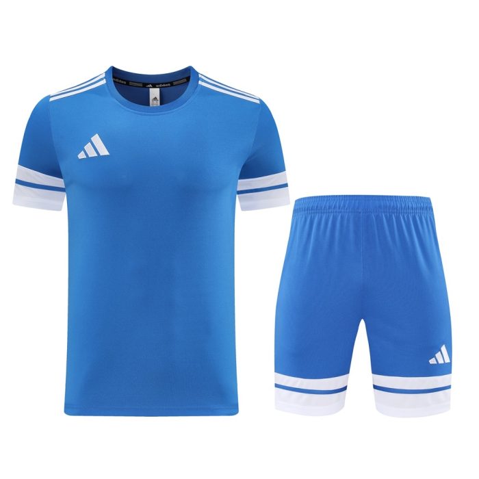 Tracksuit Adidas 2025-26 - Bleu/White Bande