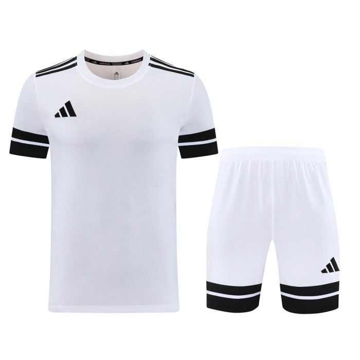 Tracksuit Adidas 2025-26 - White/Black Bande