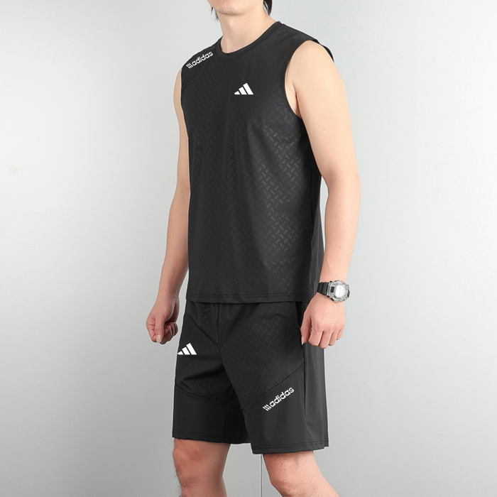 Ensemble Sans Manche Adidas 2025-26 - Black