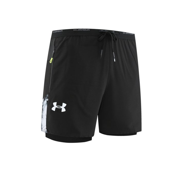 Short de Compression 2en1 Under Armour 2025-26 - Black