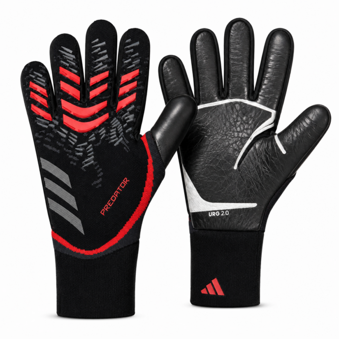 ADIDAS GANTS DE GARDIEN PREDATOR PRO PREDSTRIKE – NOIR/ROUGE/GRIS