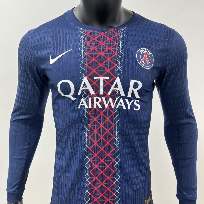 Paris Saint Germain Home Kit Manches Longues 2025-26