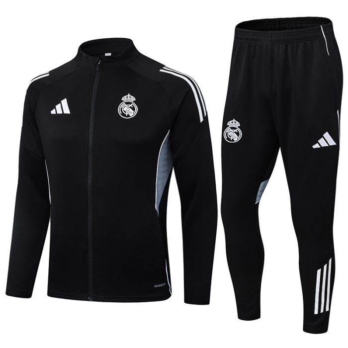 Survêtement Real Madrid Zip 2025/26 – Black