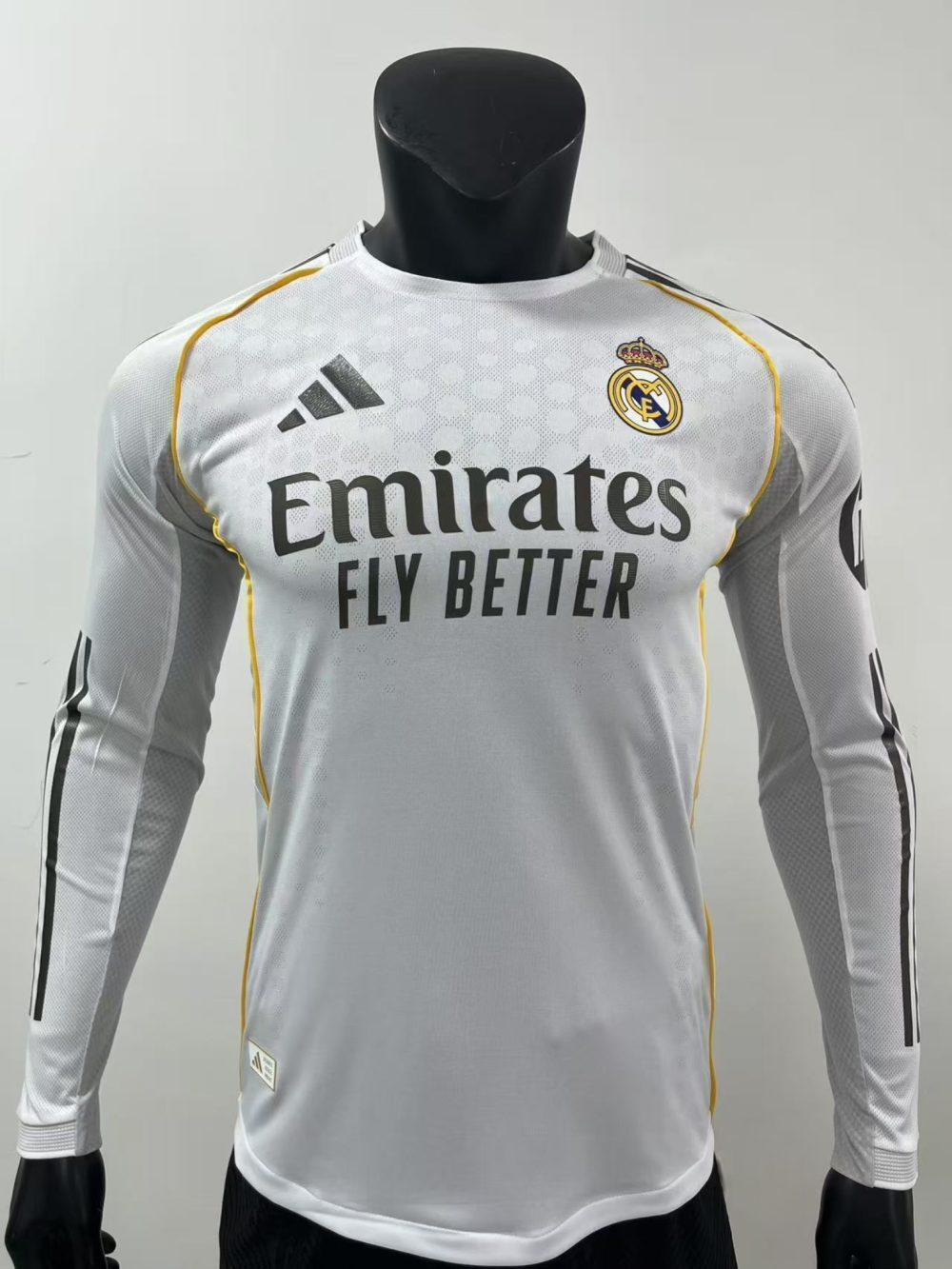 Real Madrid Home Kit Manches Longues 2025-26