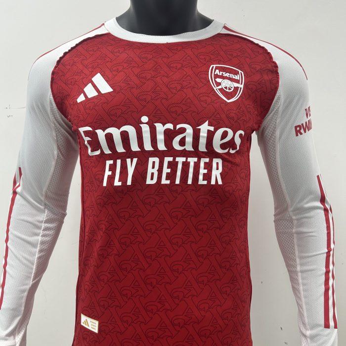 Arsenal Home Kit Manches Longues 2025-26