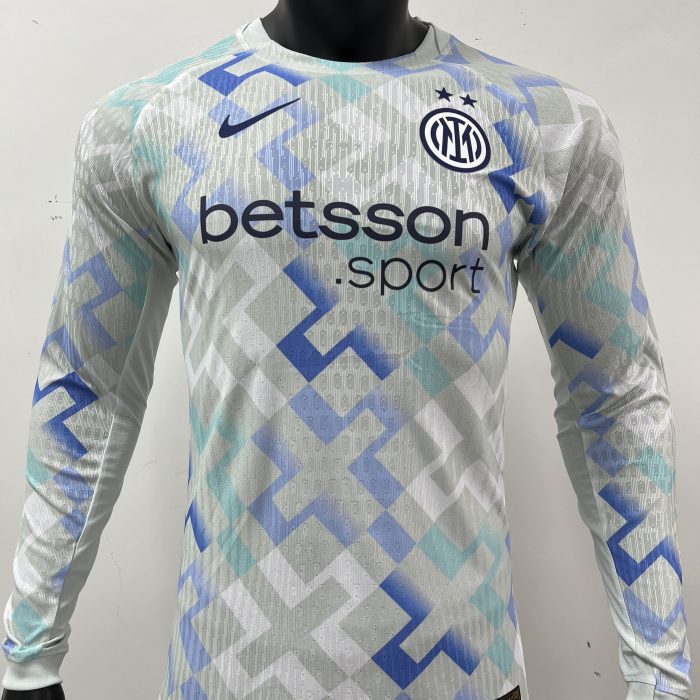 Inter Milano Away Kit Manches Longues 2025-26